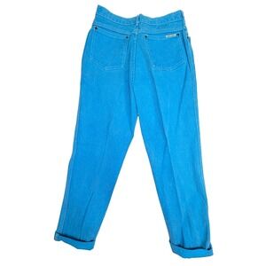 Daniel Laurent Vintage Blue High Waist Tapered Jeans Women's Size 44